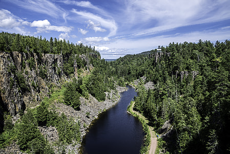 Scenic Canyon and River at Eagle Canyon, Ontario thumbnail