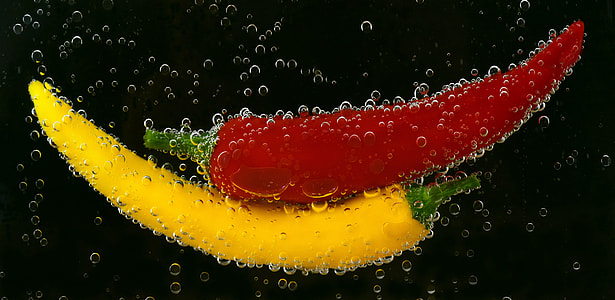 two red and yellow chillis thumbnail