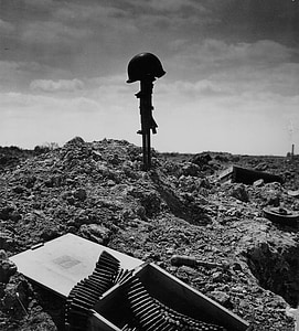 photo of soldier helmet and bullets thumbnail