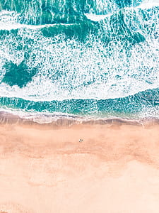 aerial photography of ocean thumbnail