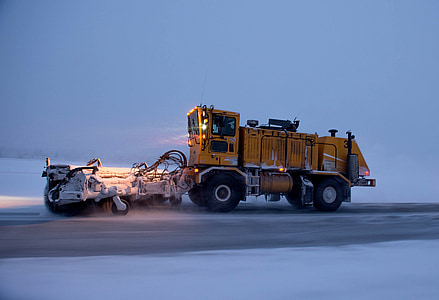 time-lapse photography of truck on surface thumbnail