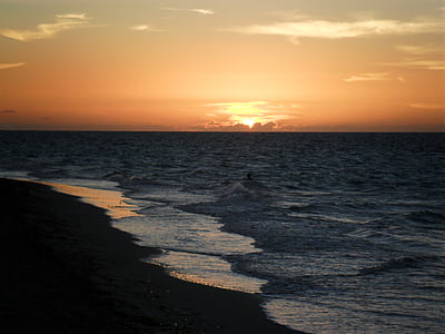 seashore during dusk thumbnail