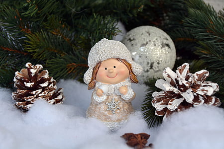 ceramic brown-haired female decor thumbnail
