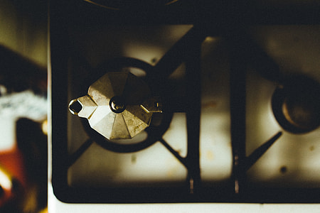 close-up photo of black gas stove burner thumbnail