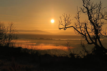 light, dawn, landscape, mountains thumbnail