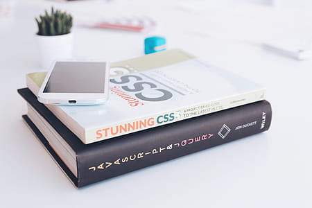 two hardbound books thumbnail