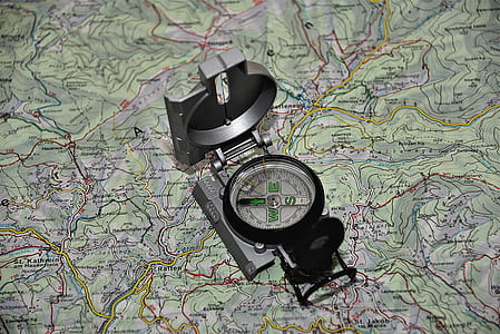 gray and black compass thumbnail