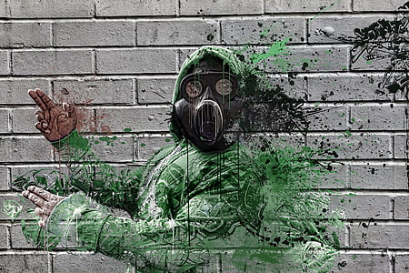 green and black graffiti thumbnail