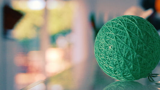Close-Up Photography of Green Yarn thumbnail