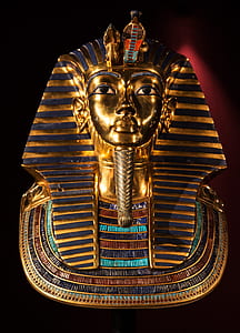 gold pharaoh headbust thumbnail