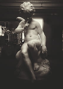 cherub statue photograph thumbnail