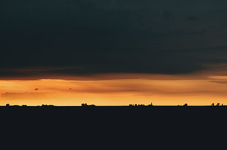 Rural, skyline, cloud, dusk thumbnail