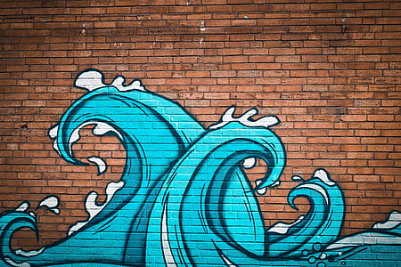 blue sea waves artwork thumbnail