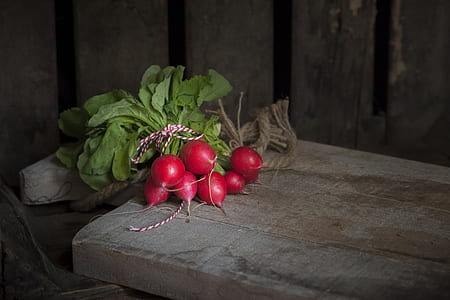 red fruit on brown wooden board thumbnail