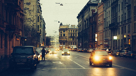 vehicles on road at daytime thumbnail