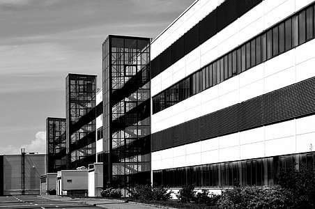grayscale photography of building thumbnail