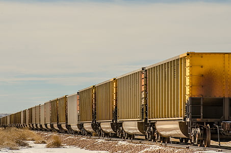 brown and gray train at daytime photo thumbnail