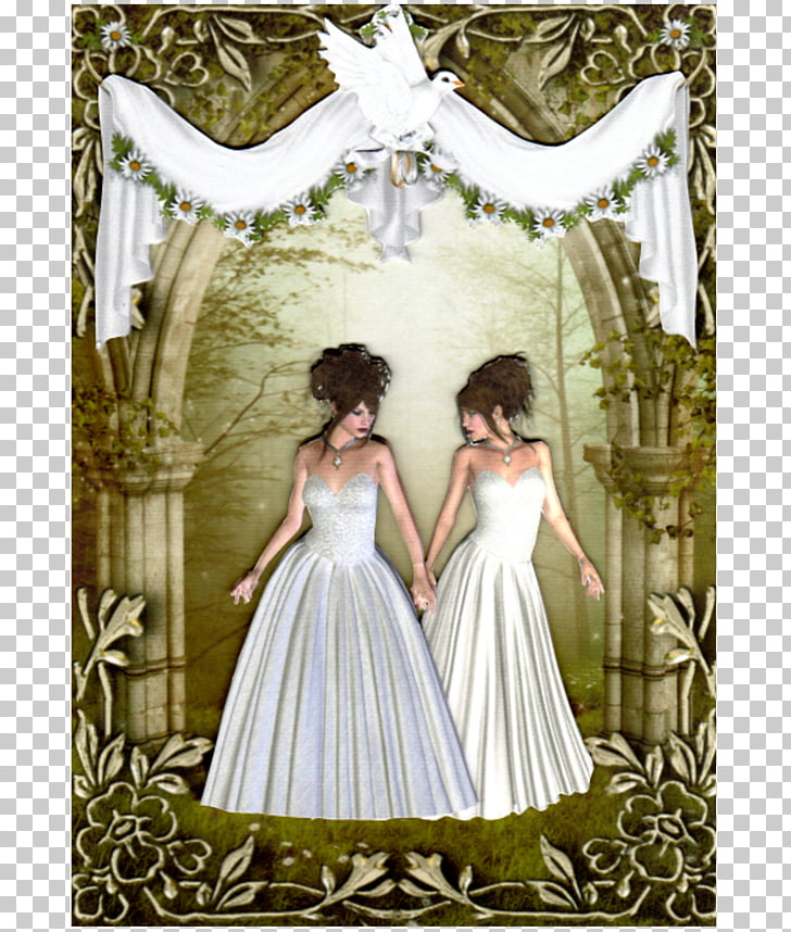 Wedding Dress Same Sex Marriage Bride Engagement Wedding Png