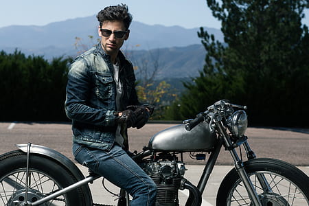 road, mountains, fashion, man thumbnail