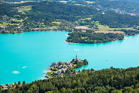 aerial photography of island thumbnail