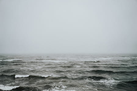 panoramic photography of ocean waves thumbnail