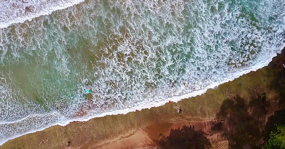 birds eye view of body of water thumbnail