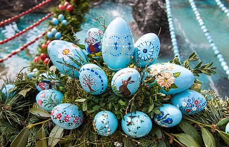 blue easter egg decors thumbnail