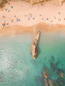 aerial photography of coastline thumbnail
