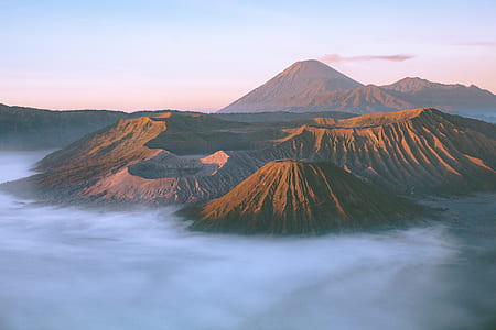 mountain landscape with clouds thumbnail