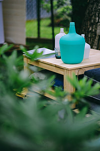 Miscellaneous items in a sunny garden thumbnail