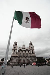 flag of Mexico under white clouds during daytime thumbnail