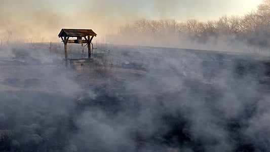 water well surrounded by fog thumbnail