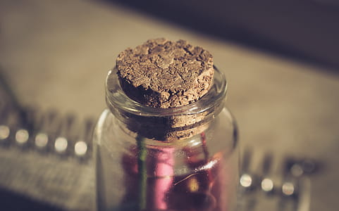 Selective Focus Photo of Bottle With Cork thumbnail