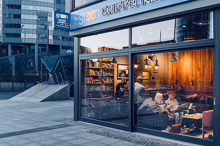 green caffe store facade thumbnail
