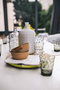 Miscellaneous items in a sunny garden thumbnail
