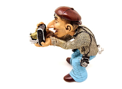 brown and blue photography figurine thumbnail