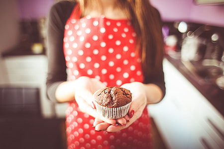Little Homemade Muffin in Hands thumbnail