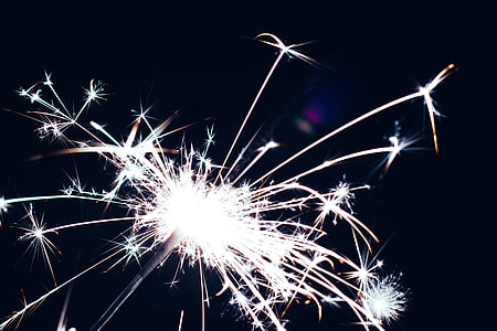 close-up photo of sparkler firework thumbnail