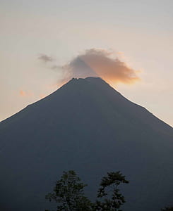 Volcano During Sunset thumbnail