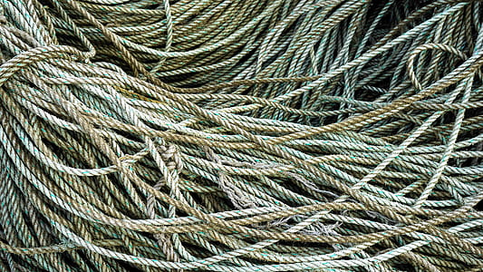 lines, ropes, close-up, nylon thumbnail