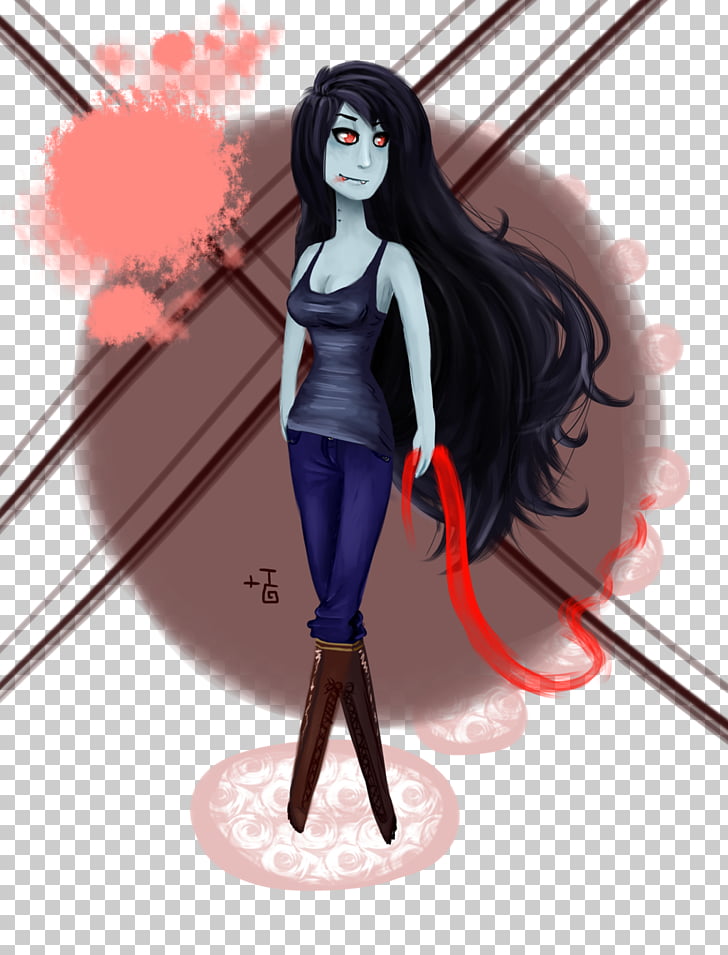 Black Hair Figurine Anime Character Fiction Marceline The Vampire