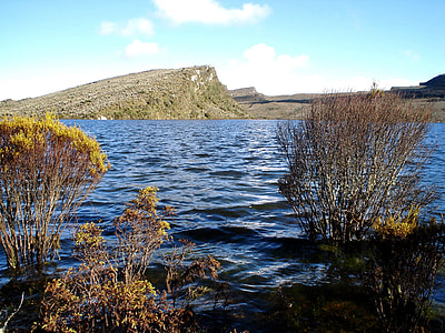Sumapaz Páramo lake and landscape in Bogota, Colombia thumbnail