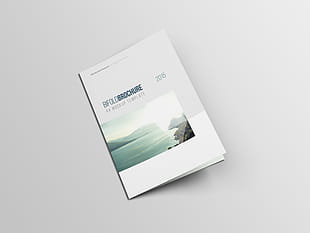 A4 Bifold Brochure Mockup psd file