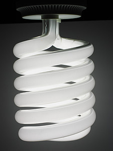 turned-on CFL bulb thumbnail
