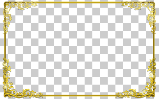 Gold frame , Golden Border s, yellow floral frame PNG clipart