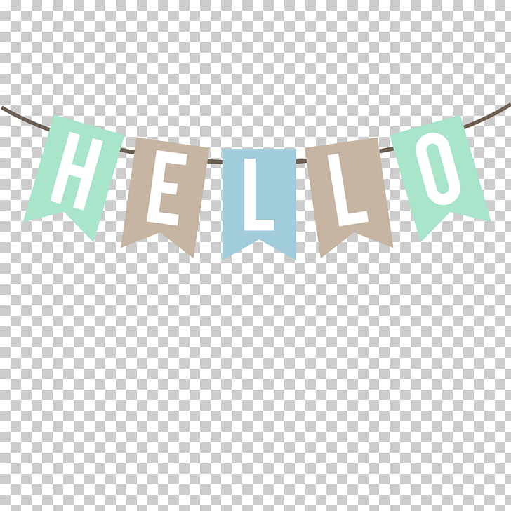 Banner Textile Bib Hello Color Banner Png Clipart Free Cliparts