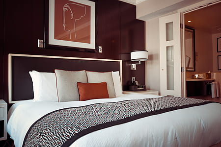white and black bed mattress thumbnail