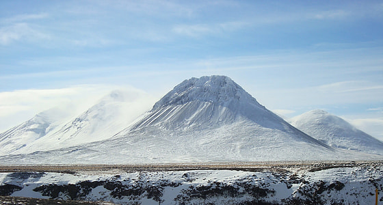 mountain coated with snow thumbnail