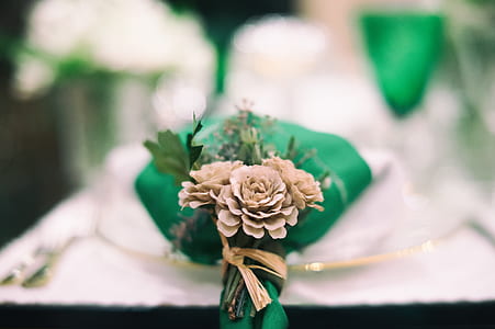 selective focus photography of white petaled flowers thumbnail