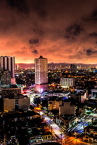 cityscape during golden hour thumbnail